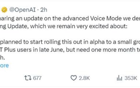 ChatGPT语音助手功能推迟发布！OpenAI拟秋季向付费用户全面推出