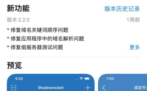 2024最新苹果手机小火箭 Shadowrocket 下载&安装&使用