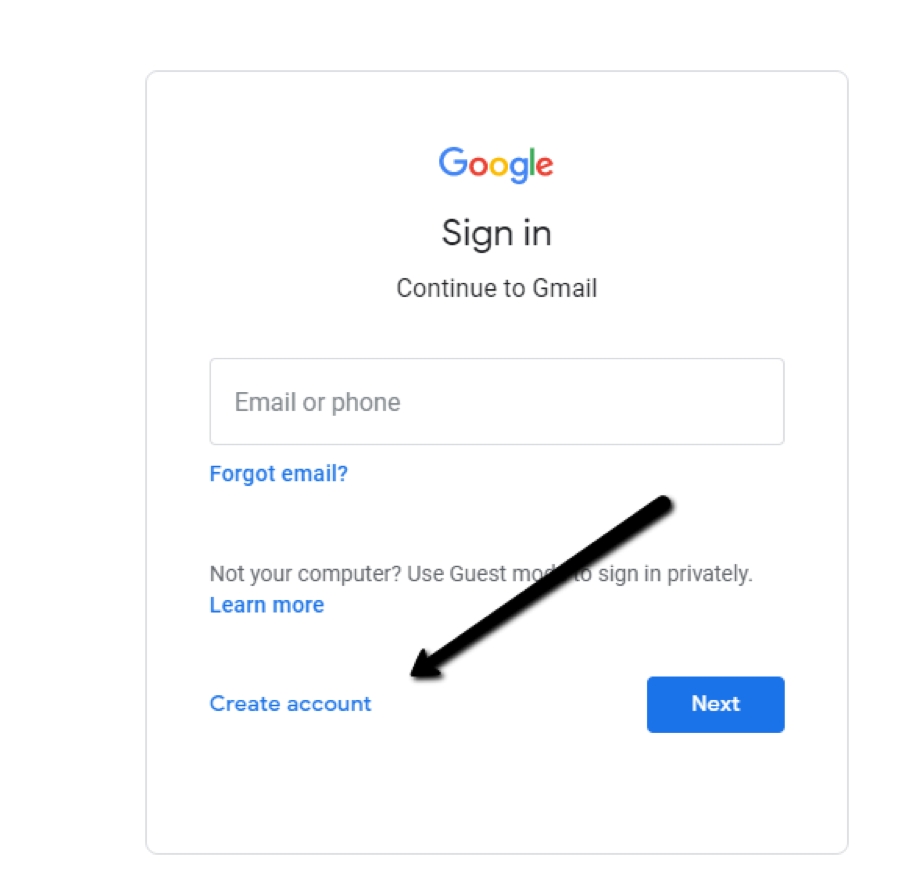 如何注册新的谷歌邮箱（Google Gmail）帐户